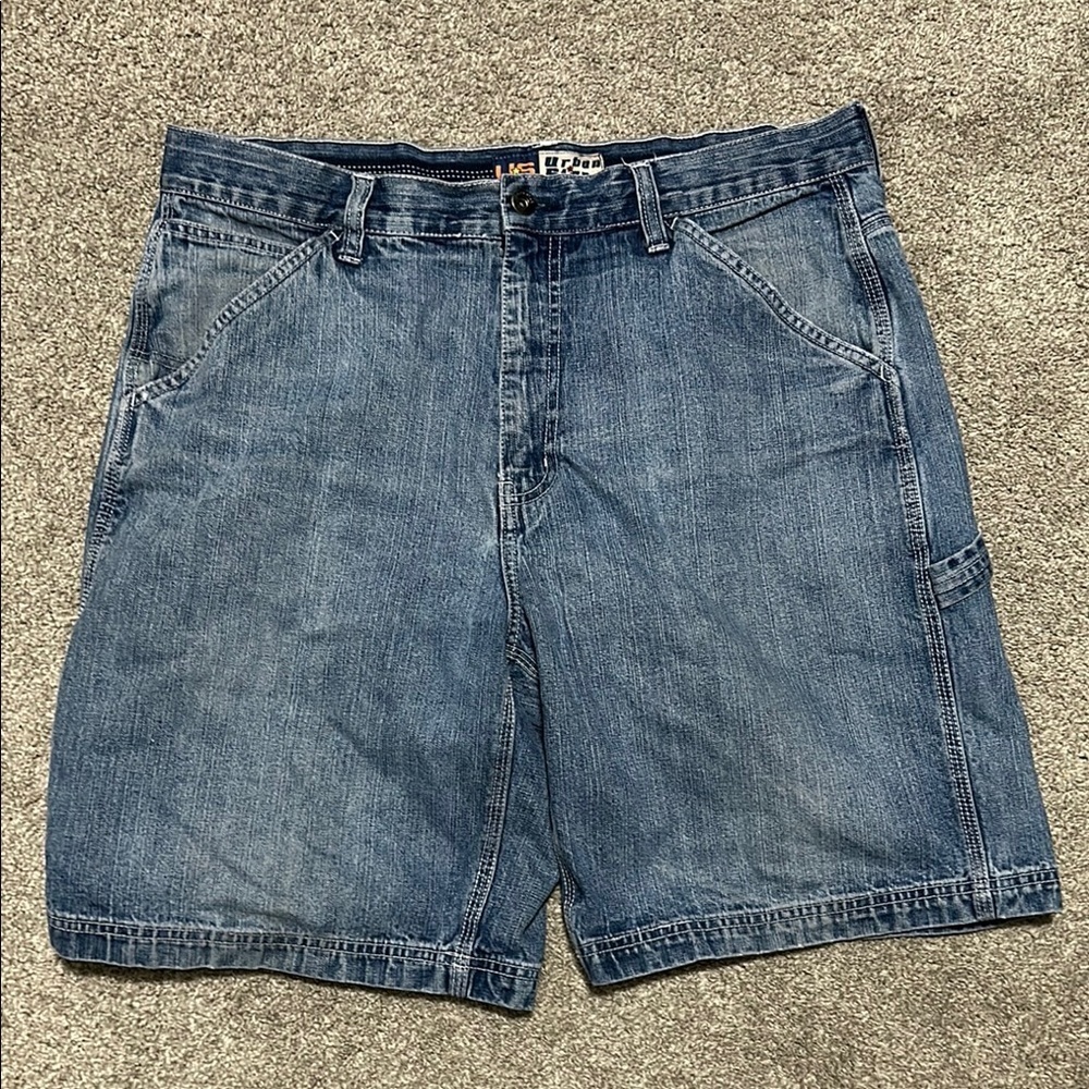 Vintage Urban Star Carpenter Jean Shorts Y2K - Picture 2 of 5